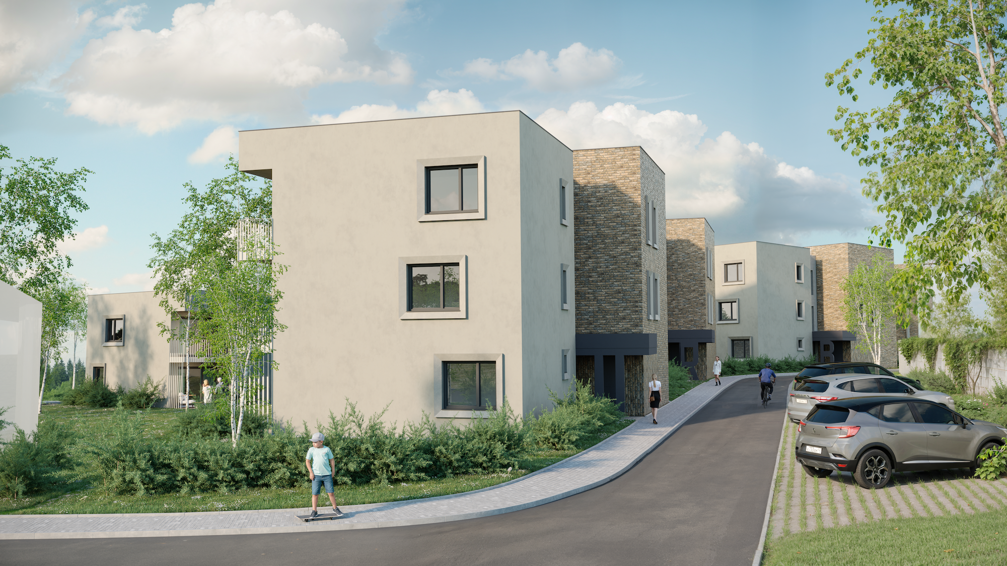 Místo pro život: Urbanity Campus Tachov nabídne nájemní byty ve viladomech